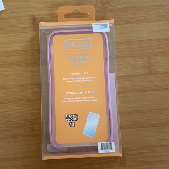 NWT micase pink silicone case for iPhone 11/Xr - Picture 2 of 4